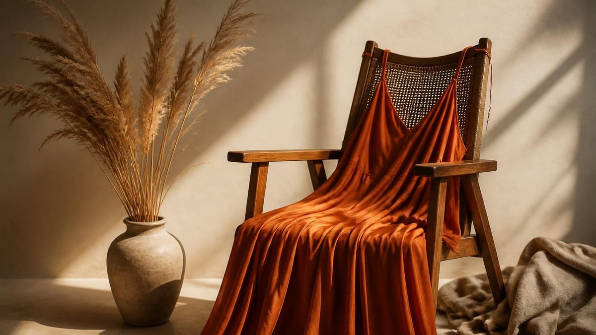 The TV presenter's burnt-orange choice reveals how sophisticated mid-tone hues offer a fresh alternative to the usual