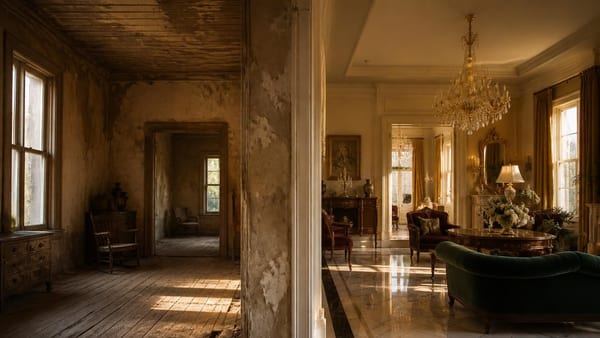 From a repossessed Mississippi dwelling to a 23-room mansion, Elvis Presley's residential journey mirrors his rise fr…