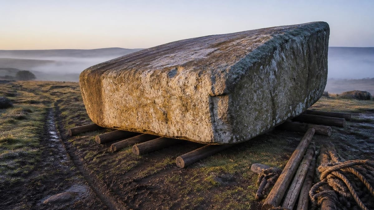 New research confirms Stonehenge's Altar Stone traveled from Scotland through human ingenuity, not glaciers.