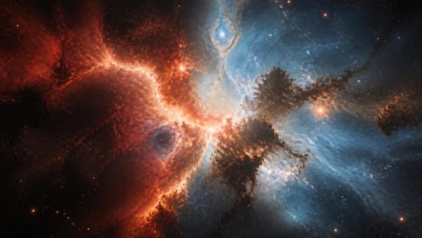Stellar nurseries forge complex molecules through violent shock fronts, offering clues to life's chemical origins.